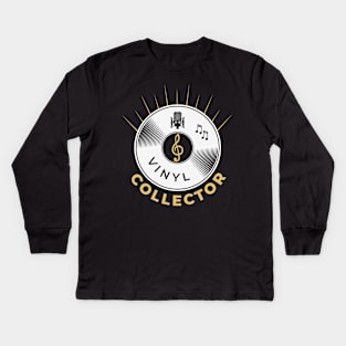 Vinyl collector Kids Long Sleeve T-Shirt